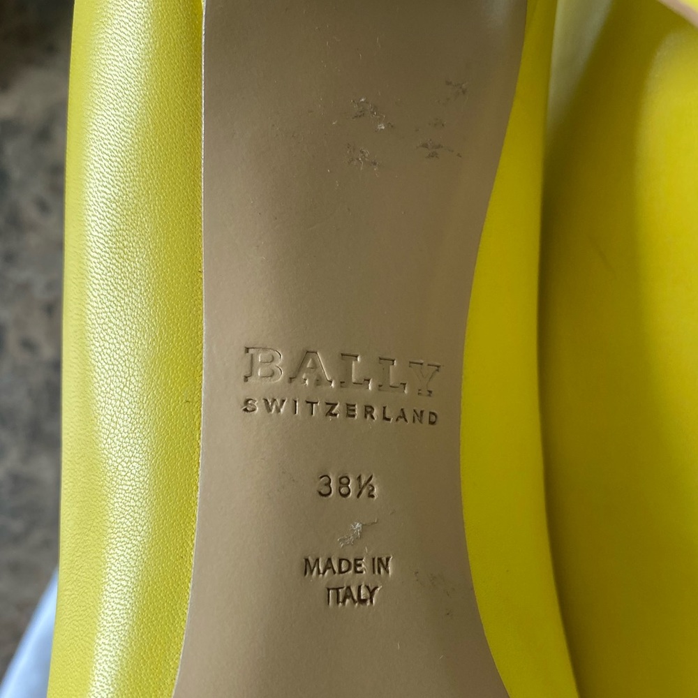 Bally Switzerland amazing yellow heels size 38.5 - Picture 4 of 8